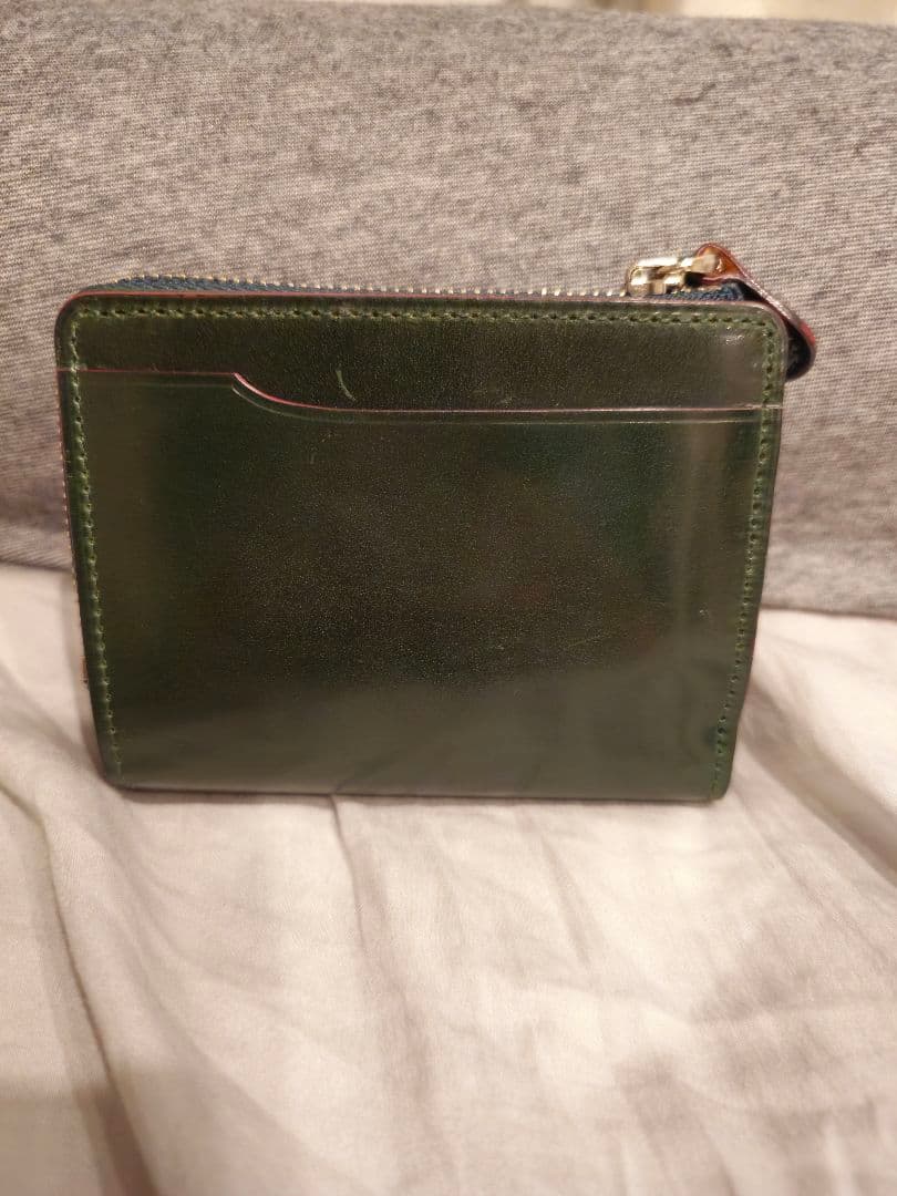CORDOVAN R.C.　Lファスナー　二つ折り財布