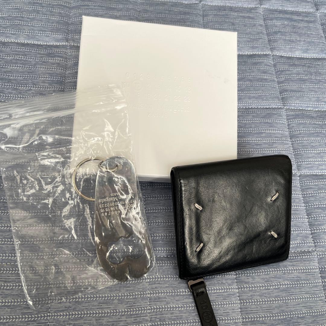 Maison Margiela ブラック二つ折り財布　足袋　キーホルダー　セット