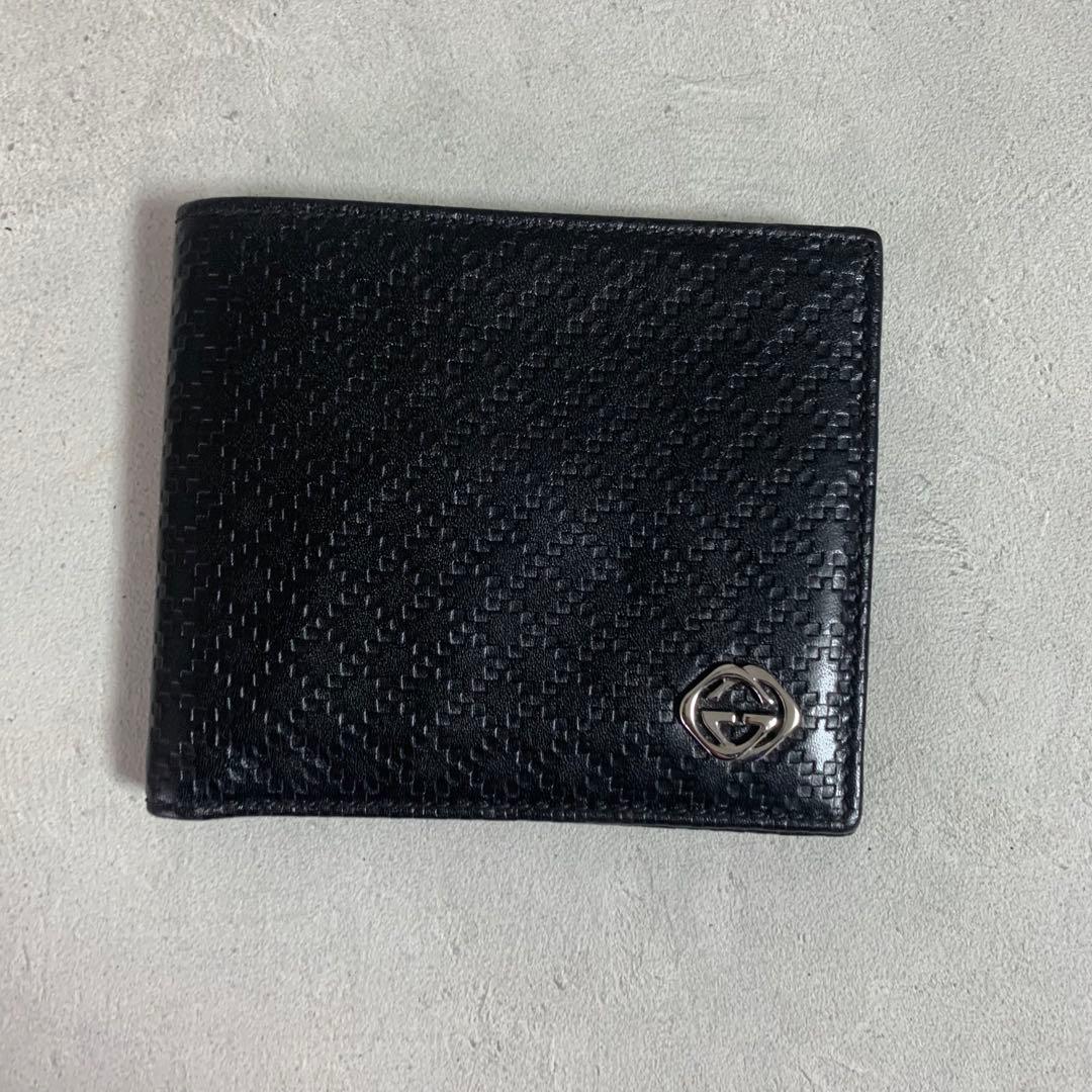 GUCCI グッチ 二つ折り財布 インターロッキング ディアマンテ ブラック 🎏 GUCCI（グッチ） 二つ折り 財布 インターロッキングG コインウォレット 673000 GGスプリーム ブラック 黒 メンズ GG 【中古】 :  ブランディールYahoo!ショップ - 通販 - Yahoo!ショッピング